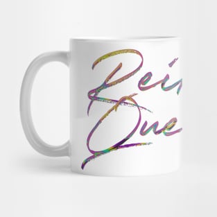 Reiki Queen / Retro Typography Design Mug